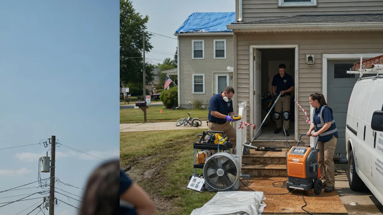 Water Damage Repair in Nellis, WV near me